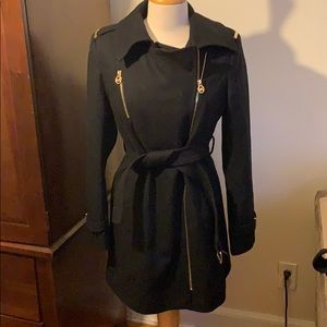 Micheal Kors Coat with Gold Hardware